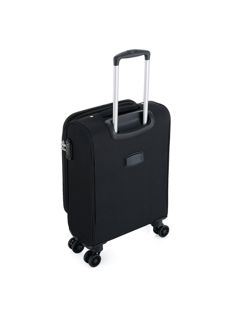 اتش تي طقم حقائب سفر من 3 قطع من H.T | حقائب سفر ذات غلاف ناعم | طقم حقائب سفر خفيفة الوزن قابلة للتوسيع بعجلات (33 لترًا، حقيبة سفر خفيفة الوزن) (حقيبة يد/حقيبة صغيرة للمقصورة 20 بوصة) - Image 4